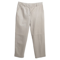 St. Emile Lam lederen broek in beige