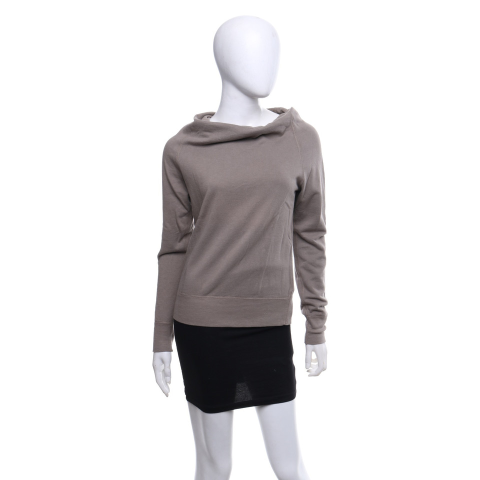 James Perse Sweatshirt en gris kaki