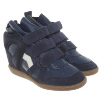 Isabel Marant Sneakers aus Leder in Blau