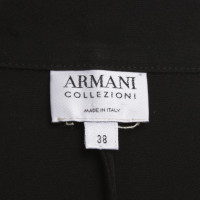 Armani Collezioni Blouse top in zwart