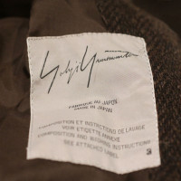 Yohji Yamamoto Uitstekende jas met bontkraag