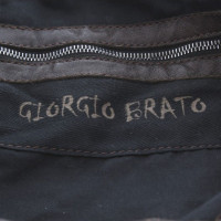 Giorgio Brato Sac à main en cuir de reptile 