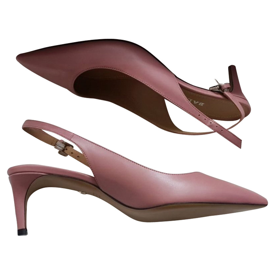 Bally Pumps/Peeptoes Leather in Nude