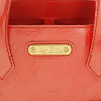 Louis Vuitton Wilshire in Pelle verniciata in Rosso