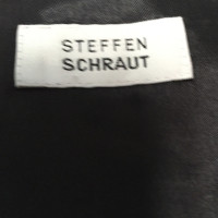 Steffen Schraut Vestito nero con pizzo
