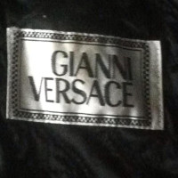 Versace Blouson de cuir biker Vintage