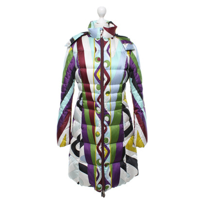 Emilio Pucci Quilted coat with pattern