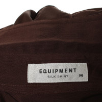 Equipment Silk blouse in brown