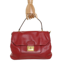 Miu Miu Handtas Leer in Rood