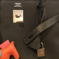 Hermès Birkin Bag 40 Leer in Grijs