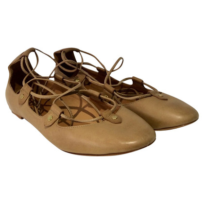 Isabel Marant Slippers/Ballerinas Leather in Brown