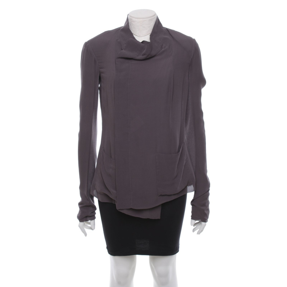 Rick Owens Blouse en gris-brun