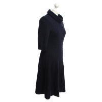 Marc Cain Robe en laine bleu foncé