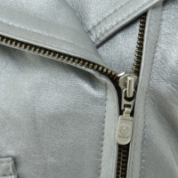Belstaff Leather jacket in metallic