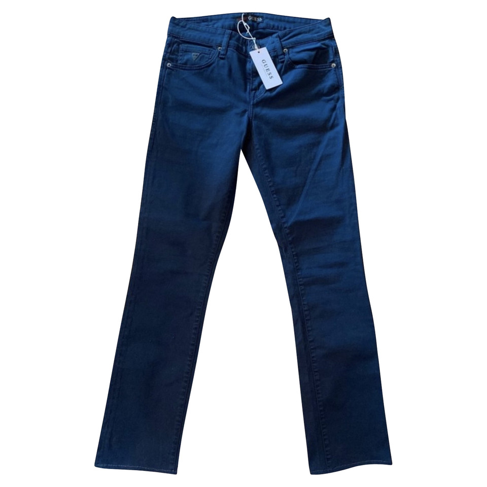 Guess Trousers Cotton in Blue