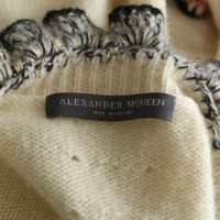 Alexander McQueen Top en Cachemire en Crème
