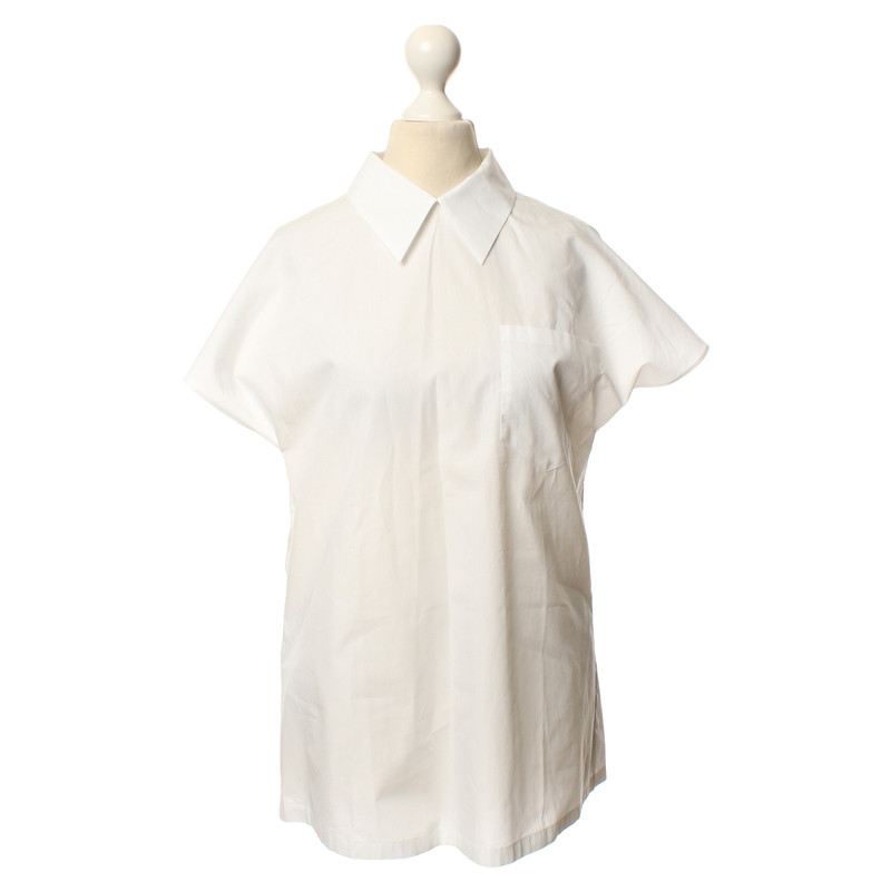 Prada Extravagante Bluse in Weiß