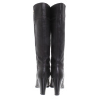 Prada Bottes en daim noir