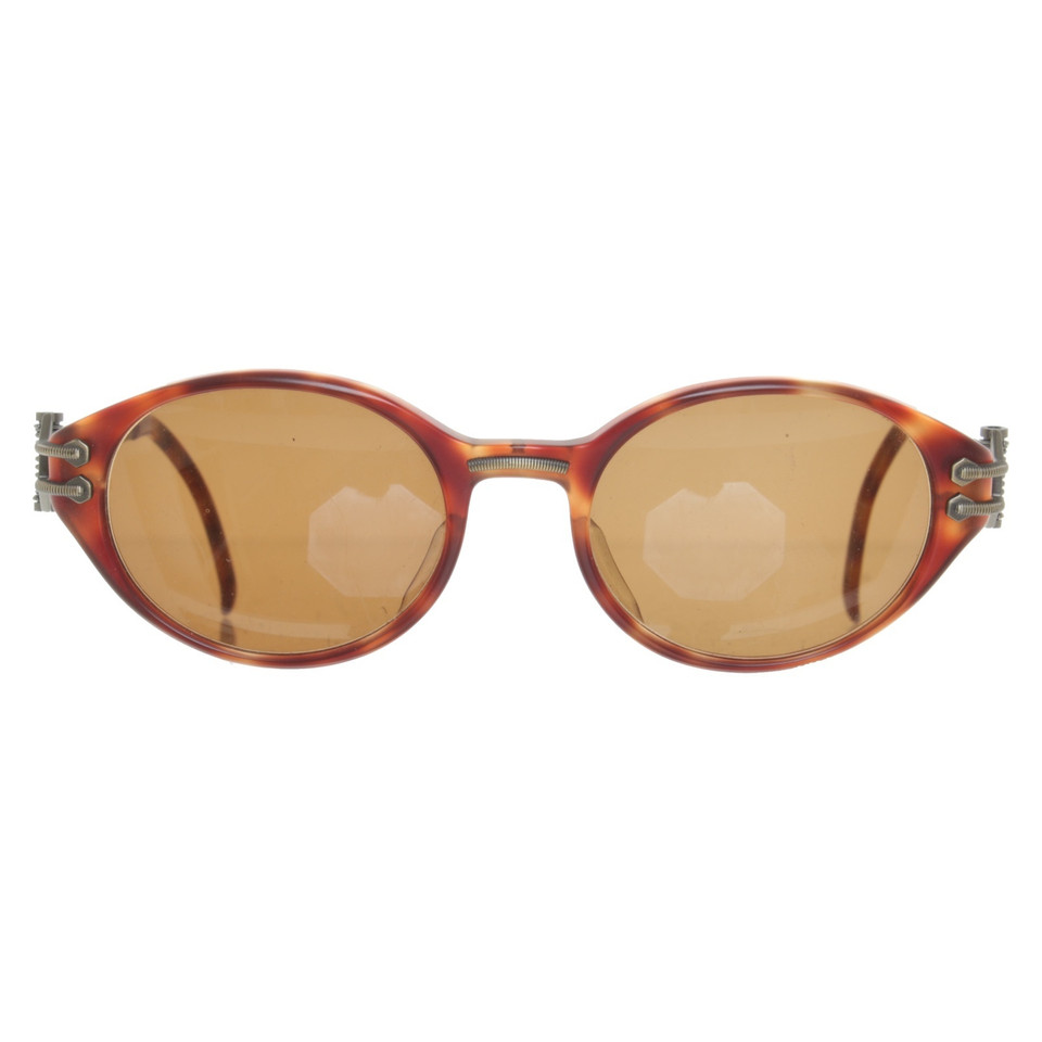 Jean Paul Gaultier Sonnenbrille mit Schildpatt-Muster 