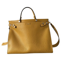 Furla Handbag Leather in Gold