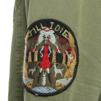 Zadig & Voltaire Jacket/Coat Cotton in Khaki