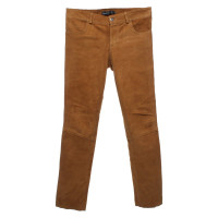 Arma Paio di Pantaloni in Pelle in Beige