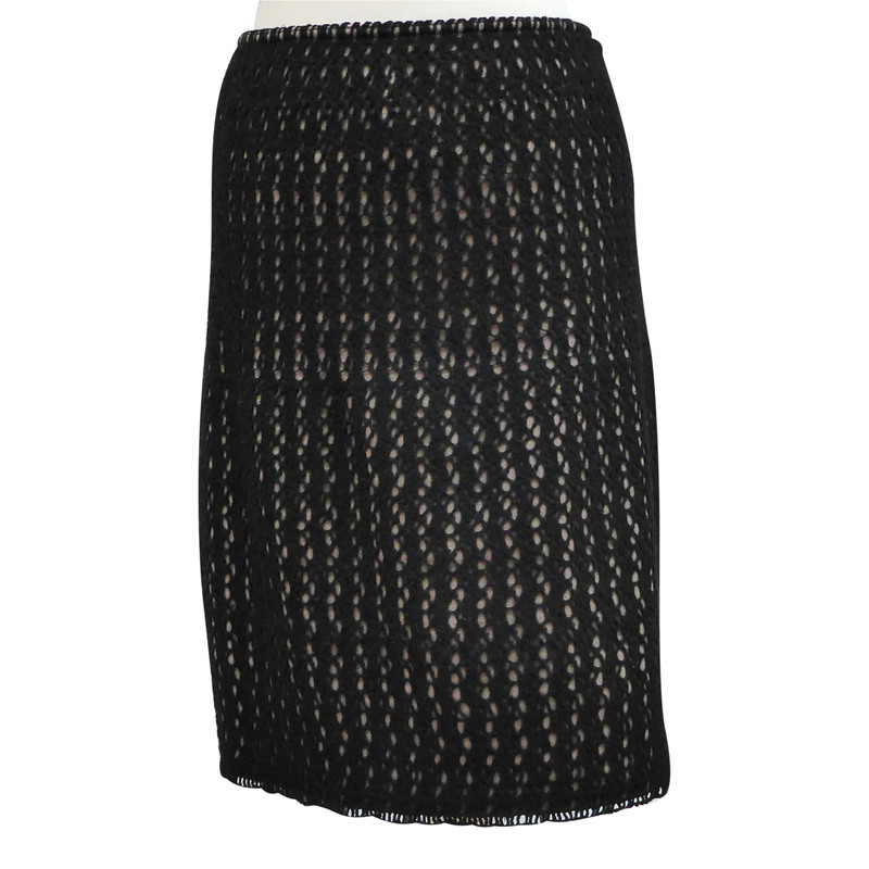Alaïa skirt with crochet lace