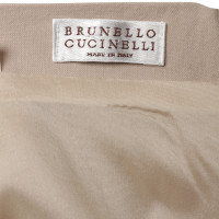 Brunello Cucinelli Rok in beige 