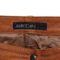 Marc Cain Leather pants in brown