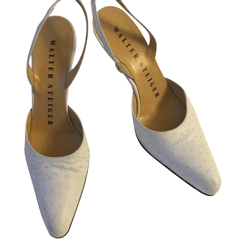 Walter Steiger pumps made of ostrich leather