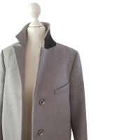 Moschino Love Jacke/Mantel aus Wolle in Grau