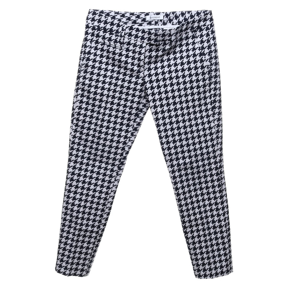 Dondup trousers with pepita pattern