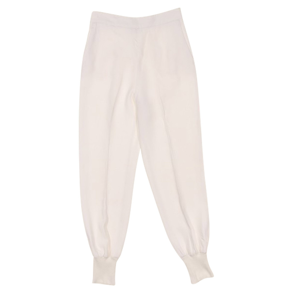 Stella McCartney Paio di Pantaloni in Crema