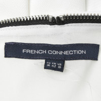 French Connection Robe en noir / blanc