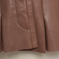 Rena Lange Jacket/Coat Leather in Taupe