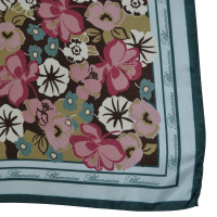 Blumarine Zijden sjaal met bloemmotief