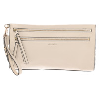 Coach Clutch Bag Leather in Cream