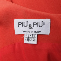 Piu & Piu Kleid und Blazer in Orange