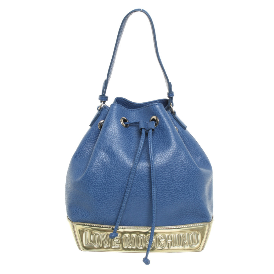 Moschino Love Sac à main en Cuir en Bleu