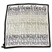 Fendi Echarpe/Foulard en Coton en Blanc