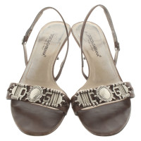 Dolce & Gabbana Sandaletten aus Leder