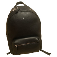 Mont Blanc Backpack Leather in Black