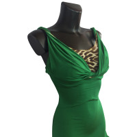 Just Cavalli Kleid aus Viskose in Grün