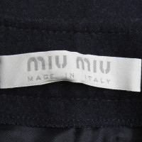 Miu Miu pantalons palazzo en bleu