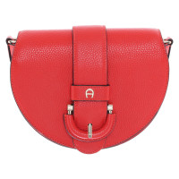 Aigner Schoudertas Leer in Rood