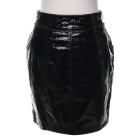 Maje Skirt Patent leather in Black