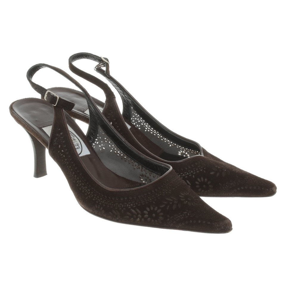 Emma Hope´S Shoes Sling-pumps in marrone scuro