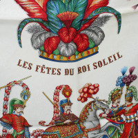 Hermès Carré with a colorful pattern