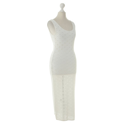 Escada white dress with lace pattern
