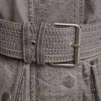Belstaff Leather Jacket in Gray